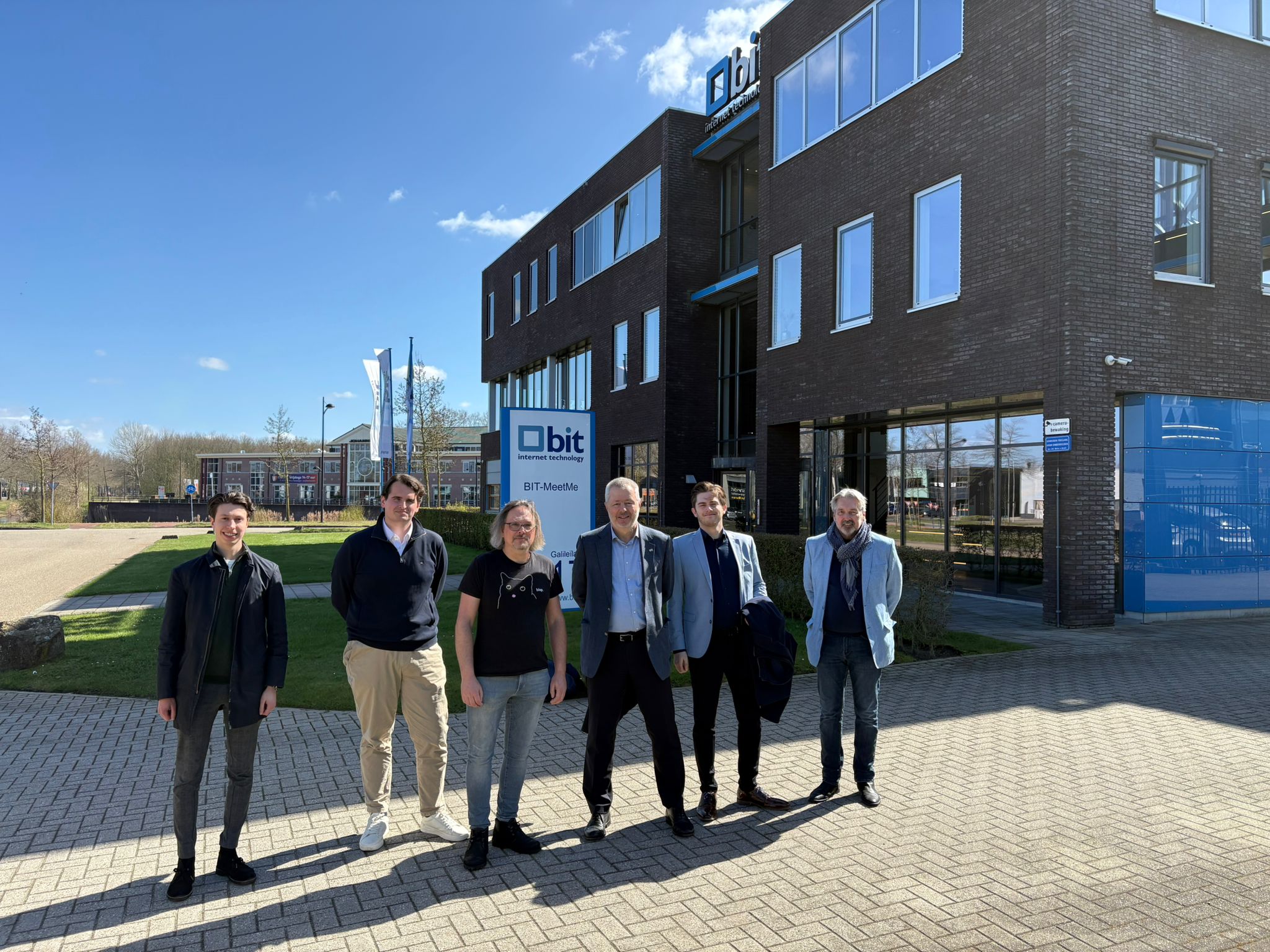 De fractie van JA21 Gelderland op bezoek bij BIT datacenter in Ede